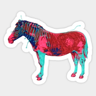 Electric Quagga Sticker